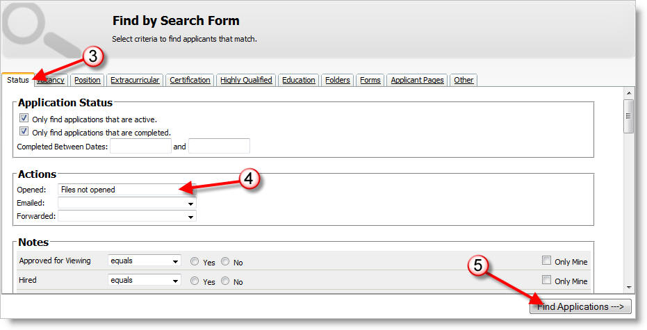 Search Form Options