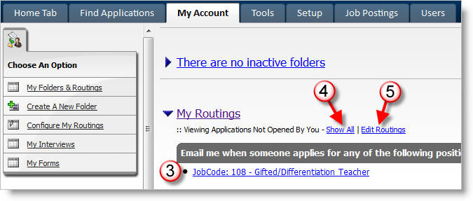My Routings