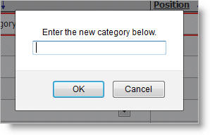 Enter new category