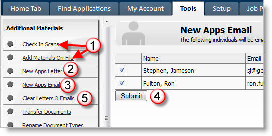 New Apps Email