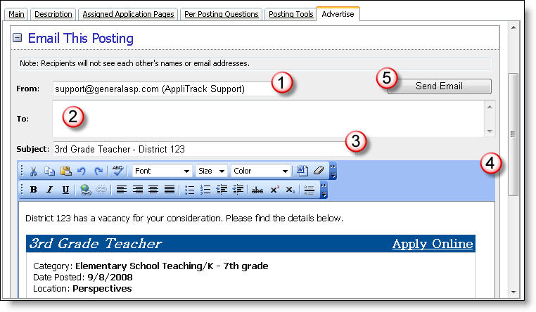 Email Posting