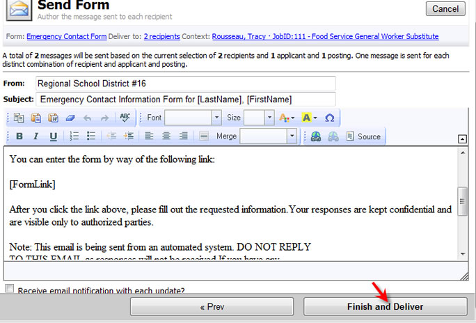Edit Invitation