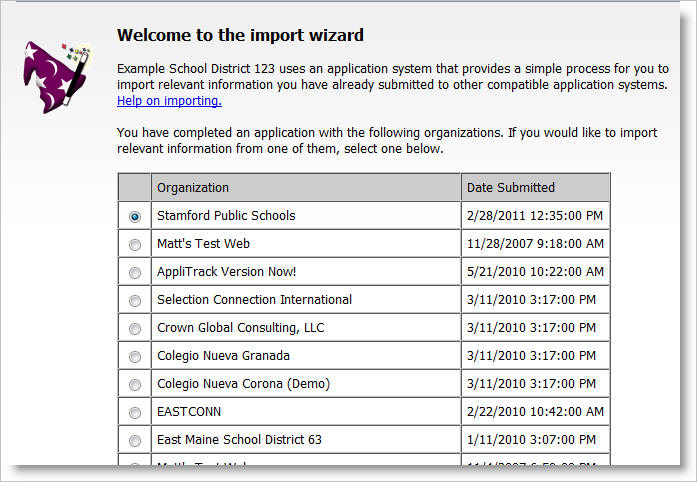 Import
