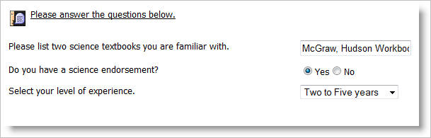 Applicant Side