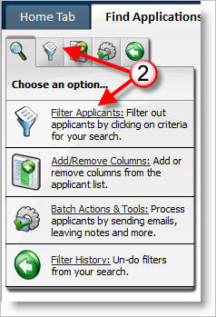 Filter Applicants