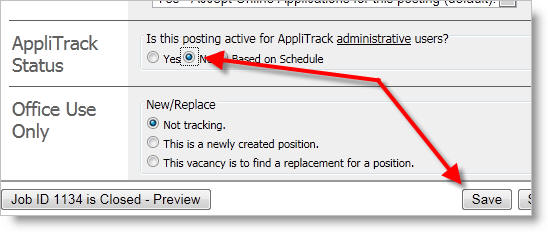 Inactivate
